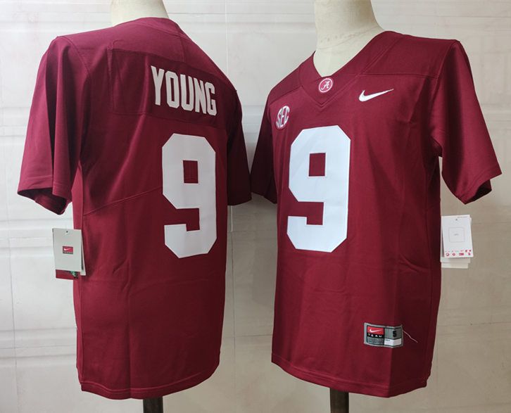 Men Alabama Crimson Tide #9 Young Red 2024 Nike Vapor NCAA Jersey->indianapolis colts->NFL Jersey